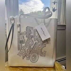 Ferragamo Tote Bag White